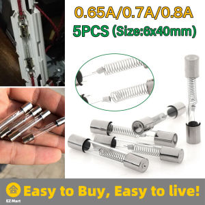 【Fast Shipping】 5KV Special Microwave Oven Fuse 6*40mm 0.65A 0.7A 0.8A Glass Tube Fuse 700MA 6x40mm High-Pressure Fuse ZJJ-Oven-Fuse