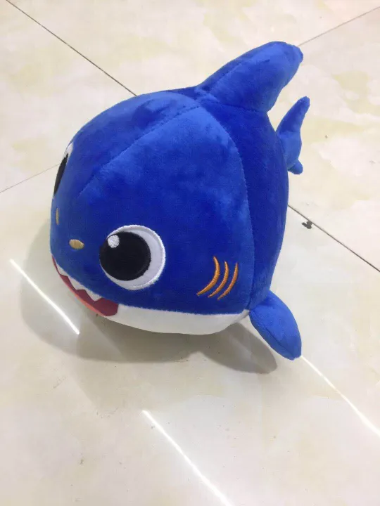 Pcs Baby Shark Stuffed Toy Mommy Shark Daddy Shark Singing Warking Doll  Toys for Boys Girls Birthday Gift for Kids bule red yellow sharks Lazada 