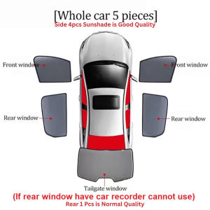 Hyundai Atos Epic Magnetic Sunshade (4pcs) Accessories Automotive