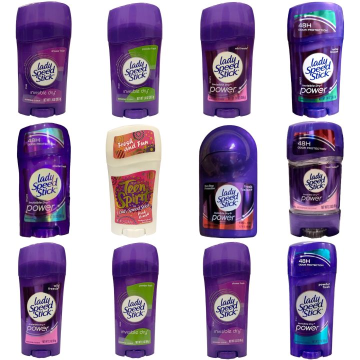 Lady Speed Stick ขนาดใหญ่ และ ขนาดเล็ก โรลออนดับกลิ่นกาย | Lazada.co.th