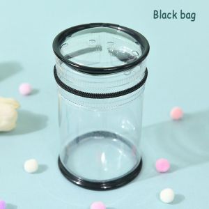 BEIBEI กระเป๋าสำหรับกิจกรรมกลางแจ้ง กระเป๋าตุ๊กตาสั่งทำ ถุงกันฝุ่น กระเป๋าทรงกระบอกทรงกระบอก กล่องเก็บตุ๊กตาแบบใส ผู้จัดการจัดเก็บข้อมูล พีวีซีพีวีซี กระเป๋าตุ๊กตาใสกลางแจ้ง พวงกุญแจแบบห้อย