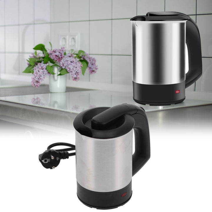 0.5L Mini Electric Kettle Stainless Steel Automatic Power Off Portable