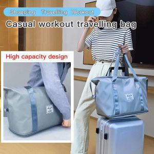 Ladies Trolley Airplane Bag  Large Capacity Womens Bags Casual Handheld Shoulder Bag Bag Set