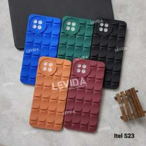 Case ITEL S23 Case 3D Armor Deep Matte Finger Grip for ITEL S23
