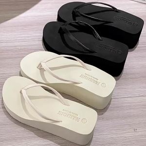 [Free Shipping] New High-Heeled Flip-Flops For Summer Non-Slip Sandals For Women Outdoor Sandals For Travel And Beach Summer Outdoor Slippers For Women