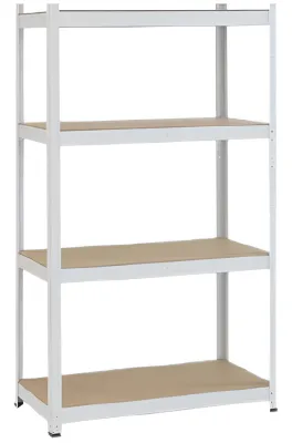 4 TIER METAL SLOTTED RACK / Rak besi 4 tingkat