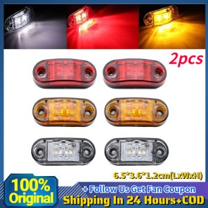 2pcs Trailer Marker LED LightsWaterproof Van Car Exterior Lights Truck Tail Lights Turn Signal Lights Side Marker Indicators 12V 24V [In Stock]