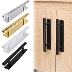 DOUBLEL Knobs Self-adhesive Door Handle Surface Mounted No punching Door Pull Modern Push-pull Cabinet Handle Cupboard