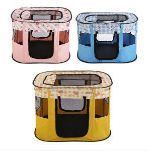 HEALMEYOU Rectangular Cat House Delivery Room Breathable Foldable Cat Villa Lightweight Mosquito Prevention Puppy Nest Puppy