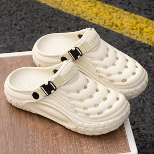 [Free Shipping] MenS Thick-Soled Clogs For Summer Outdoor Wear Non-Slip And Wear-Resistant EVA CoupleS Closed-Toe Slippers