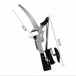 6-8M High Branch Shears Saw Telescopic High-Altitude Pruning Scissors Tree Cutter gergaji dahan pokok gardening tool