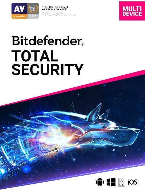 Bitdefender Total Security 2026 - 1 /2 /3 Years 1 /3 /5 PC Device ...
