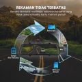 Mtech FURIO DVR 803 3-way Kamera Dash Cam Dashcam interior Kabin, Front, Rear Camera CCTV Mobil M-Tech. 