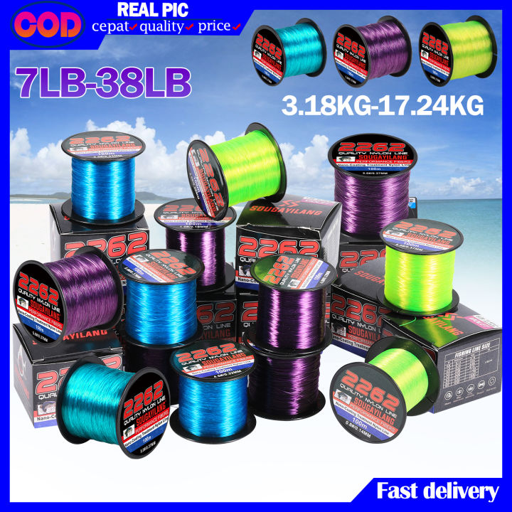 COD]150M Nylon Line Super Strong Wear-resistant 7- 38LB Nylon