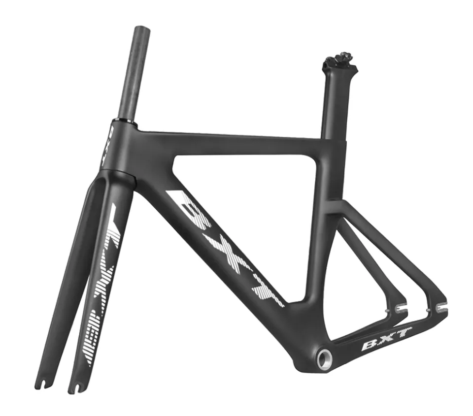 BXT 2022 new full carbon track frame with Fork seatpost T800 fixed gear Carbon Track Bike Frame set used for racing bike frame Lazada