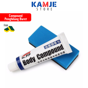 KAMJE Compound Kompon Penghilang Lecet Baret Gores Body Mobil Motor Magic Remover
