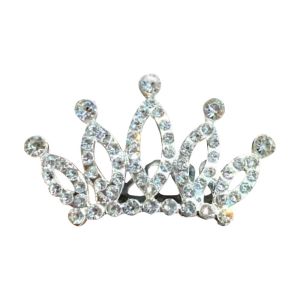 LD-C952 Jepit Rambut Sirkam Mahkota Anak Gaya Korea / Crown Jepitan Rambut Mahkota Mutiara Anak