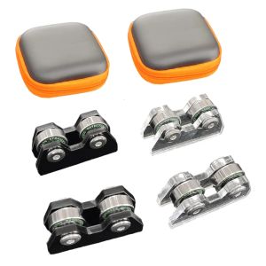 เครื่องตรวจสอบความตรงพูลบิลเลียดไม้คิวแบบลูกกลิ้งเครื่องตรวจจับความตรงตรวจสอบเพลากระเป๋าสำหรับติดไม้คิวสนุกเกอร์