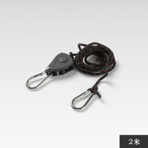 ลูกรอกตั้งแคมป์​กลางแจ้ง​ พร้อม​เชือก​ 3.ม. เส้น​ผ่าน​ศูนย์​กลาง ​6 mm ที่ยืดหยุ่นและอเนกประสงค์