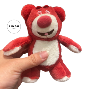 Móc Khóa Gấu Dâu LINDO quà tặng đáng yêu Móc Khóa Dễ Thương Xinh Xắn Treo Balo Cặp