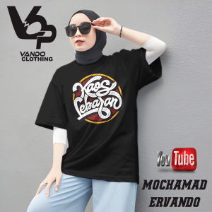 Vando Kaos Lebaran Hari Raya Idul Fitri Lengan Pendek Cotton Combed 30s