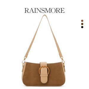 RAINSMORE Womens Bag Liora Bag Stylish Ring Accent Fashion Underarm Shoulder Bag for Women