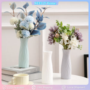 1PC Nordic Vase Creative Minimalist Simulation Vase Living Room Imitation Ceramic Flower Vase For Home Decor And Centerpieces