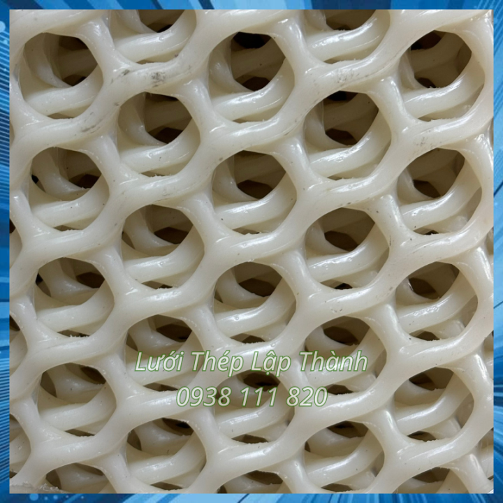 Lưới nhựa, lưới mắt cáo nhựa trắng, xanh, đen - Lỗ 2cm hàng dày cứng ...