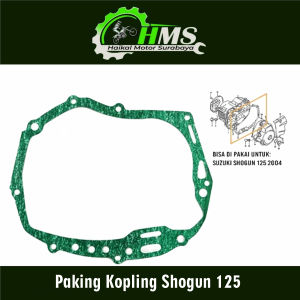 Paking Kopling Shogun 125 - Packing Gasket Block Blok Bak Samping Kopleng Kupling Crankcase Rengkes