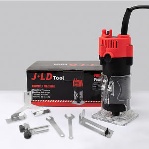 JLD 6mm Mesin Profil Kayu Trimmer Router Mesin Propil Kayu / Trimer Kayu /Router Ukir Kayu Murah Berkualitas Original MT 370 bisa cod