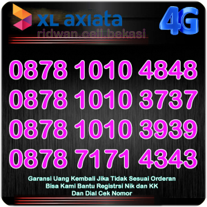 Nomor Kartu Perdana Cantik XL AXIATA 4G LTE
