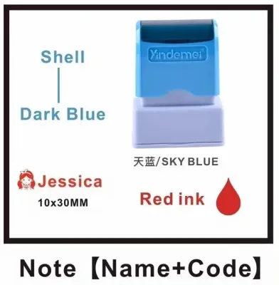 QN Childrens Name ink stamp Seal Custom Students Stamp Kindergarten Clothes Waterproof Name Sticker Kawaii Montessori Stamp Gift