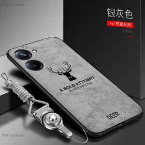 PAKET 4IN1casing Deer REALME 10 PRO Softcase Motif Jeans Case Handphone Tempered Glass Layar Free Camera Dan Garskin