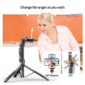 Remax L16 Tripod Bluetooth Selfie Stick Gimbal Stabilizer Camera Tripod 1600mm with Remote Control Gimbal Stabilizer. 