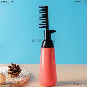 [COD] ZHONGYI0 Hair Colouring Comb Empty Hair Dye Bottle with Applicator Brush Dispensing Salon