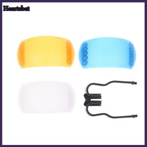 [Heartsbat] ฝาครอบดิฟฟิวเซอร์สำหรับกล้อง DSLR ฝาครอบดิฟฟิวเซอร์สำหรับกล้อง DSLR SLR 3สีสำหรับกล้อง DSLR SLR SLR