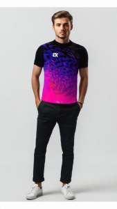Barokah Jersey Setelan Baju & Celana Badminton Kaos Bulutangkis Printing Jersey Badminton Dewasa MZN
