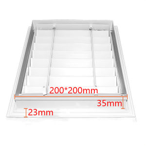 Aluminum Alloy Exhaust Shutter Vent For Central Air Grille Ventilation Cover Wall Ceiling Shutter Repair Port Ventilation System