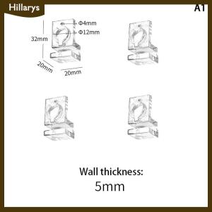 [Hillarys] 4pcs 6mm 8mm 10mm Fish Tank Acrylic Clips Aquarium Lid Cover Support Holder Bracket Clamp Stand Aquarium Supply