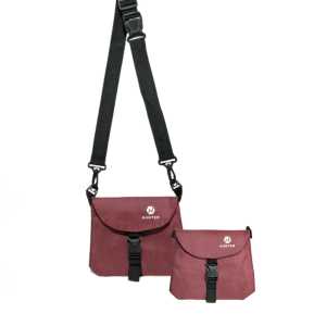 Slingbag pria /wanita  slim aesthetic keren terbaru 2 in 1 mode multifungsi Hunter Maroon