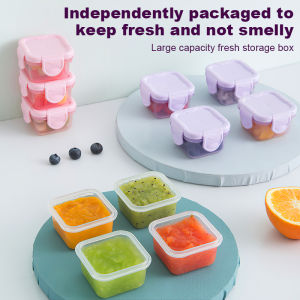 INS Cute Baby Foods Milk Powder Container Storage Cups freezer Tray Kitchen Food Fruits crisper