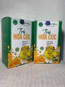 Trà túi lọc hoa cúc (hộp 20 gói) trà túi lọc Bảo Khang hoa cúc khô giải nhiệt mát gan ngủ ngon đẹp da