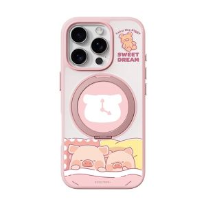 Crayon Shinchan Phone Casing with Rotatable Magnetic Stand Heavy Duty Protection for iPhone 17 Pro Max Aksesori RSC013