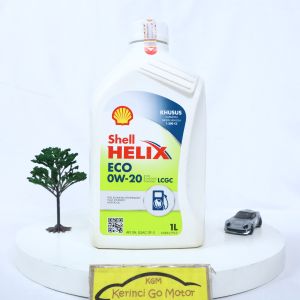 Shell Helix Eco SAE 0W-20 1 Liter Api SN/GF-5 Oli Mobil LCGC Mesin Bensin Pelumas Full Synthetic Fuel Economy Advance Technology Original