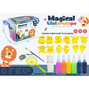 SG RumahHome® DIY Magic Water Elves Aqua Jelly Set Handmade Sensory Early Educational Toys for Kids Magical Waterscape Fun Science Kit