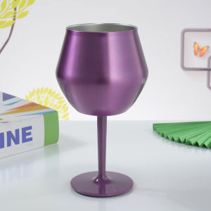 แก้ว2In1 แก้วไวน์ แก้วคอกเทล แก้วสแตนเลส แก้วไวน์สแตนเลส ถอดออกได้ แก้ว 304สแตนเลสหุ้มฉนวนเก็บความเย็นได้ แก้วไวน์ บาร์ ร้านอาหาร T01290