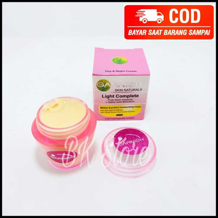 1pcs Cream Garnier Light Complete Pink Original Pelembab Siang Dan