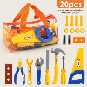 OSSDE Kids Toy Tool Set (10/20/30 Pcs) - Pretend Play Educational Construction Tools Age 4+