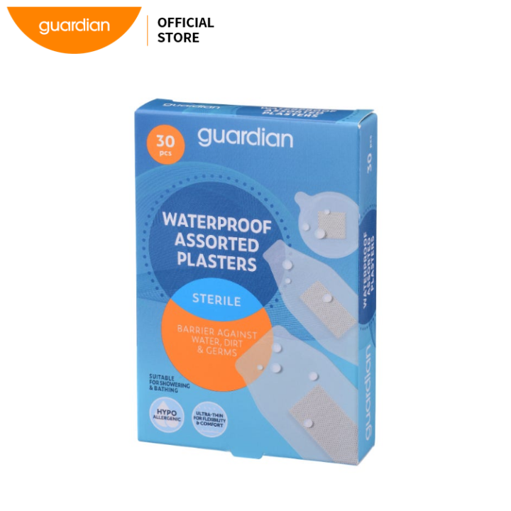 Guardian Waterproof Assorted Plasters 30's