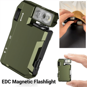 Magnetic Portable Mini Flashlight LED Light For Outdoor Camping Emergency Lamp Multifunction Working Light Strong Magnetic Camping Light